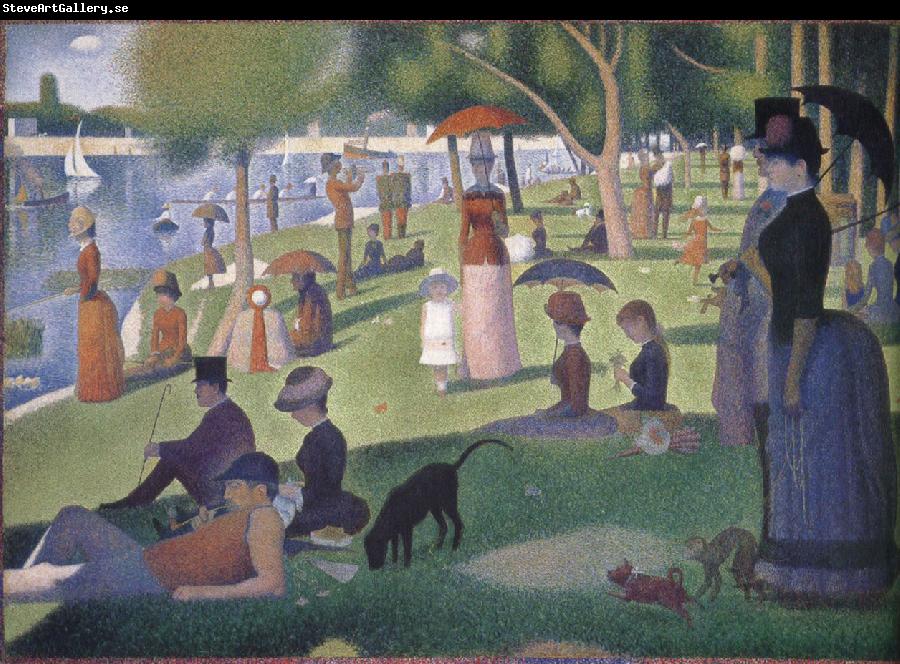 Georges Seurat A Sunday afternoon on the is land of la grande jatte